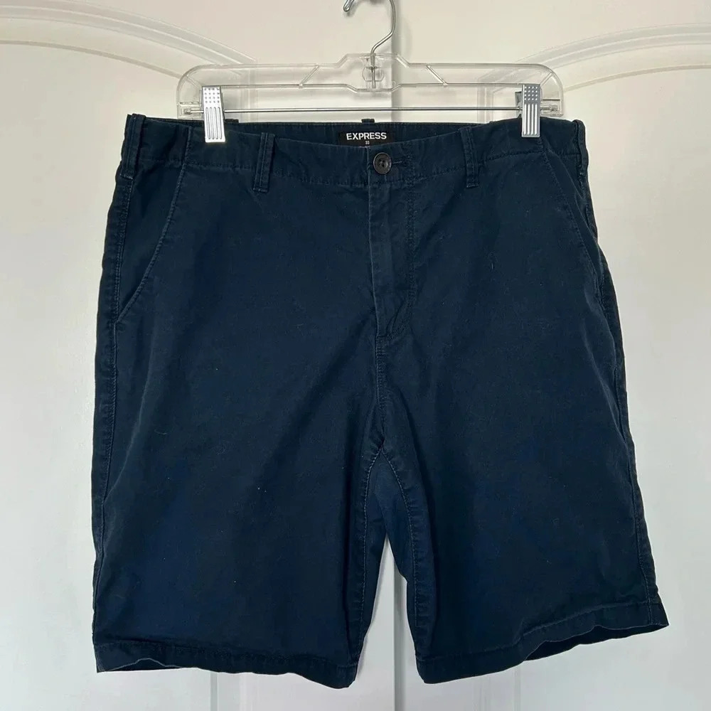 Express Men’s Dark Blue Short - 33.